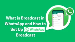 What is Broadcast in WhatsApp