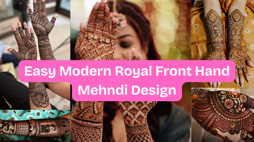 Royal Front Hand Mehndi Design