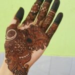 modern royal front hand mehndi,