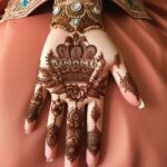 modern royal front hand mehndi 7