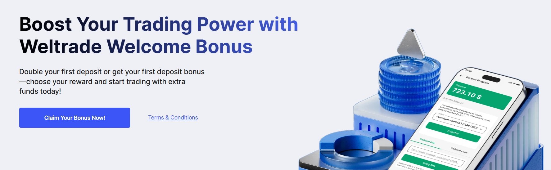 Weltrade Welcome Bonus